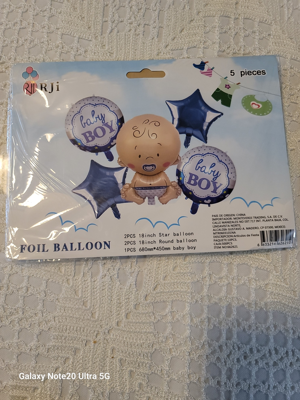 Baby Boy Foil Balloon Set - Blue